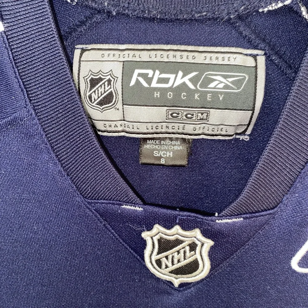 Reebok Columbus Blue Jackets NHL Hockey Jersey Youth Kids size Small (8)